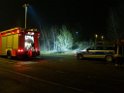 Bewusstlose Person im Gebuesch gefunden Koeln Kalk Gueterbahnhof P006